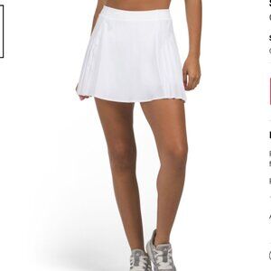 New Spanx Get Moving Pleated Skort White Size Small